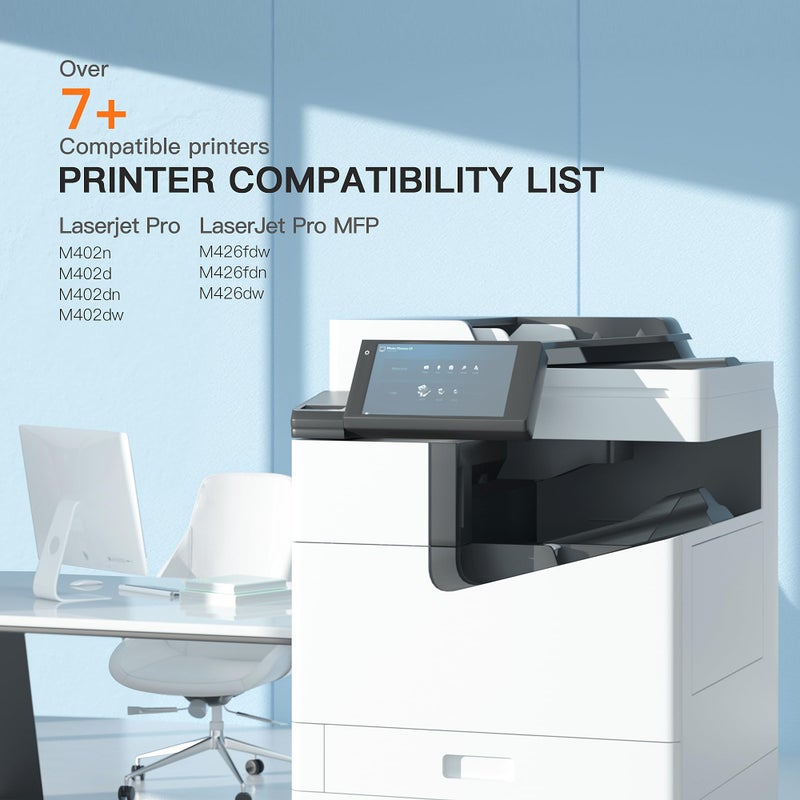 E-Z Ink Compatible Toner Cartridge Replacement for HP 26A CF226A 26X CF226X to use with M426fdw Laserjet M402dn Laserjet M402n Pro MFP M426fdn M402dw M426dw M402d Printer (2 Black) - Image 4